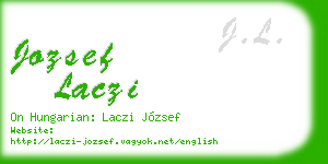 jozsef laczi business card